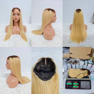 Promoción Letsfly 114$ al por mayor, peluca de cabello humano virgen 100% liso sedoso con cierre de encaje 5x5 2x6, densidad 250% - Product Image 4