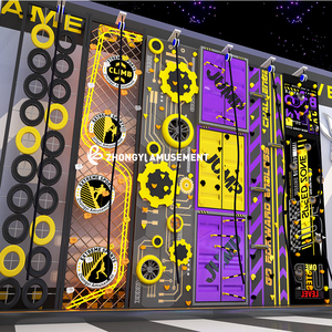 Parque Infantil Interior Grande, Equipo de Juego Suave, <span class=keywords><strong>Diseño</strong></span> Personalizado, Centro de Entretenimiento Infantil, Pista Ninja, Muro de Escalada - Product Image 4