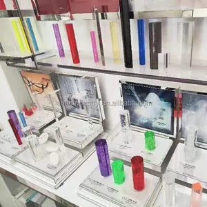 LANDU 고광택 맞춤 사이즈 아크릴 캐스트 PMMA 로드 플라스틱 파이프 바 컬러풀 의자용 아크릴 봉 - Product Image 4