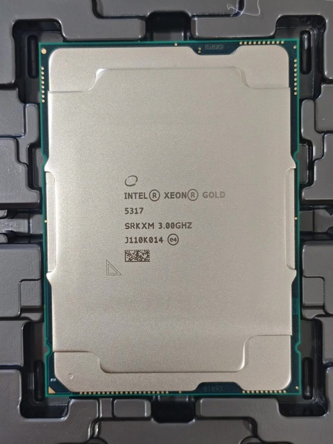 Intel Xeon Gold 5317 Server Processor 12C 24T 3.0GHz to 3.6GHz 150W LGA4189 Ice Lake Architecture for Enterprise Data Center