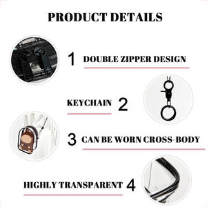 Estuche protector transparente de PVC para muñecos de peluche, caja de exhibición, bolsa de almacenamiento, funda para figuras colgantes, organizador transparente - Product Image 6