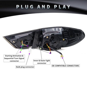 Đèn hậu xe cổ điển phù hợp với Reiz Raize 2010-2013, đèn hậu LED với xi nhan tuần tự cho Toyota Reiz Mark X - Product Image 6