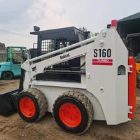 Le chargeur antidérapant Bobcat S160 d'occasion avec une puissance puissante à vendre en Chine à un prix raisonnable