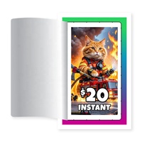 Boletos de Sorteo Personalizados con Diseño Gratuito y 1 Oportunidad de Ganar, Impresión Digital en Papel Offset