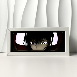 Boîte à lumière LED Shadow Box, en stock dans l'entrepôt américain, lumière jaune 3D Akaza, décoration lumineuse, art mural pour <span class=keywords><strong>chambre</strong></span> d'<span class=keywords><strong>otaku</strong></span>, livraison rapide aux États-Unis - Product Image 1