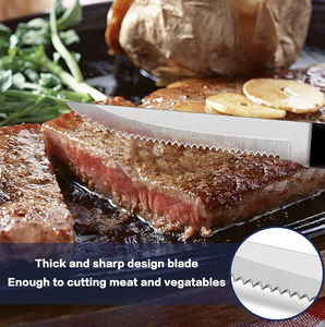 Los mejores vendedores de cuchillo para carne de hoja dentada de acero inoxidable para restaurante - Product Image 4