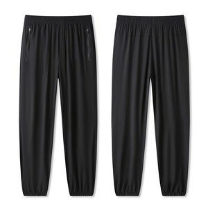 Poliéster respirável Plus Size Calças Mulheres de secagem rápida Desempenho-Ideal para Fitness e Casual Wear Na França - Product Image 2