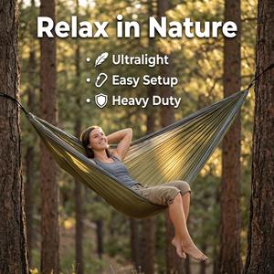 <span class=keywords><strong>Chaise</strong></span> <span class=keywords><strong>suspendue</strong></span> d'intérieur/extérieur légère en toile de parachute de nylon, capacité 200 kg, 460 g, modèle Zhejiang <span class=keywords><strong>pour</strong></span> camping et loisirs - Product Image 5