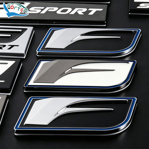 Emblème de voiture chromé ABS F Sport, autocollant latéral arrière pour aile, pour GS350 GS450 IS250 IS350 <span class=keywords><strong>Lexus</strong></span>, logo, badge, autocollant de coffre - Product Image 2