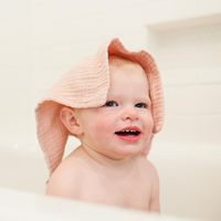 Plain Muslin Towels 100% Cotton Soft Baby Bath Towel,suitable for Newborn Girls and Boys 4layers