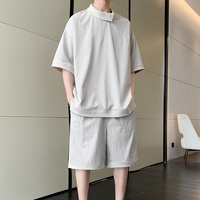 Ensembles de T-shirts Respirants pour Hommes à Prix Abordables – Tenues Courtes en Polyester pour le Quotidien et la Course à Pied