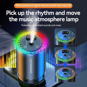 <strong>High</strong> <strong>Quality</strong> Luxury 50ml Alloy Air Freshener Essential Oil <strong>Diffuser</strong> 3 Colors Starry Projection <strong>Lighting</strong> Car Aroma <strong>Diffuser</strong> - Product Image 2