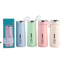 Gourde Enfant Écologique et Abordable pour la Randonnée et les Activités de Plein Air – Bouteille d'Eau en Verre Mignonne pour Enfants, Idéale pour la Rentrée Scolaire