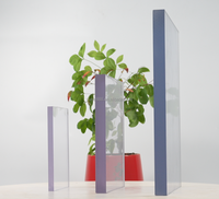 Panneaux solides en polycarbonate haute transparence, résistants aux chocs, bloquant les UV, écologiques, modernes, pour serres, toits d'hôtels