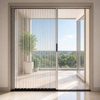 Porte pliante transparente en acrylique coupe-vent, gain de place, panneau coulissant PVC, cloison de séparation pour cuisine, salle de bain, toilettes