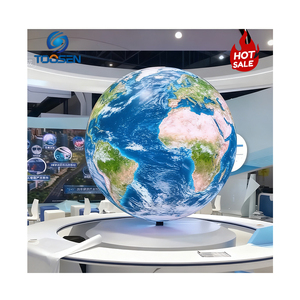 Đường kính tùy chỉnh 0,3m 0,4m 0,5m 1m 1,5m 2m Độ phân giải cao 360 °   Màn hình <span class=keywords><strong>LED</strong></span> hình cầu sáng tạo, quảng cáo video, màn hình <span class=keywords><strong>LED</strong></span> hình cầu - Product Image 5