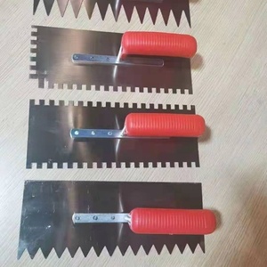 Couteau à plâtrer en acier au manganèse épaissi à dents, manche en plastique, lame à dents multi-spécifications <span class=keywords><strong>pour</strong></span> le travail de maçonnerie et de carrelage - Product Image 2