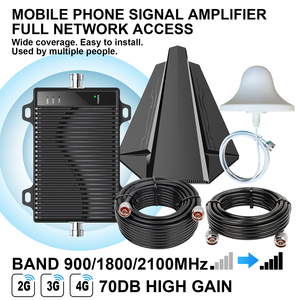 <span class=keywords><strong>Amplificador</strong></span> de Señal de Teléfono Celular ANTUKO 900 1800 2100 MHz <span class=keywords><strong>GSM</strong></span> 2G 3G 4G con <span class=keywords><strong>Cobertura</strong></span> de 300-500 m² y Ganancia de 70dB - Product Image 3