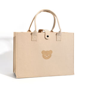 קיבולת גדולה חמוד קריקטורה tote תיק רב תכליתי דוב הרגיש שקית עבור נסיעות עבודה בגדים עבודה בגדים תיבת צהריים עבור אינטרנט סלבריטאים באינטרנט - Product Image 1