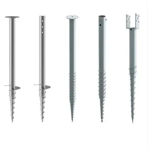 China Factory Directly Ground Screw Anchor with ISO and BSCI Approved
