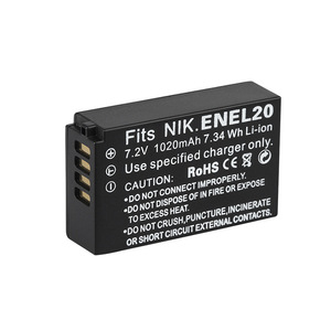 For <b>Nikon</b> EN-EL20 <b>Camera</b> <b>Battery</b> 1 J1 J2 J3 S1 AW1 V3 coolpix A EL20a - Product Image 1