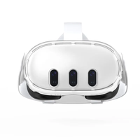 Coque avant transparente et étanche AOLION pour Quest 3 VR, accessoires de protection anti-poussière