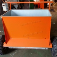 Épandeur de sable manuel compact pour l'entretien des terrains de sport et des pelouses