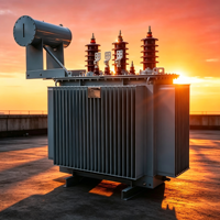 Transformateur de distribution de puissance triphasé immergé dans l'huile Taishun S11 200KVA 50/60Hz 6.3kV 10kV