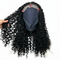 Perruque bouclée en spirale profonde en fibre protéinée de haute qualité D.S Hair, toucher lisse, personnalisable, vente en gros pour salons