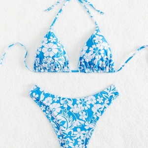 บิกินี่แบบผูกเชือกสองชิ้น คุณภาพสูง ดีไซน์พิเศษ แต่งกลิตเตอร์เมทัลลิก แห้งเร็ว เหมาะสำหรับออกกำลังกายและใส่ไปทะเล แฟชั่นฤดูร้อนปี 2023 สำหรับผู้หญิง - Product Image 5