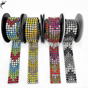 Rhinestones 5Mm Round 12 Facets Mixed Color Strip For Diy Jewelry Accessories <b>Shoes</b> Backpacks Decor - Product Image 5