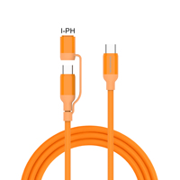 Harga Pabrik Guangzhou Kabel Pengisian Cepat Somostel Tipe-C ke C/IPH untuk iPhone & Power Bank 27W & 60W