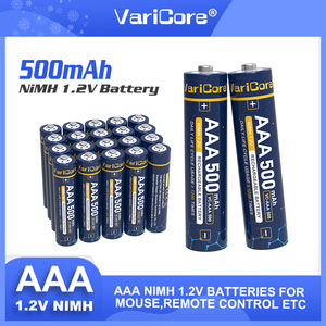 Aaa 1.2V <span class=keywords><strong>Nimh</strong></span> 500mAh pin có thể sạc lại cho các công cụ điện điều khiển từ xa varicore AA pin - Product Image 4