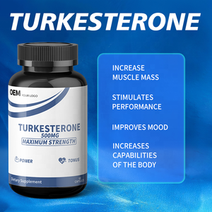 Cápsulas de Turkesterona de Marca Privada OEM, Suplemento Dietético, Promueve la Fuerza en Adultos, Cápsulas Veganas de Turkesterona - Product Image 2