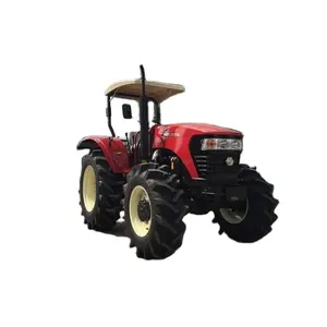 Cost Efficient European Standard Long Operating Life Used MF 385 Massey Ferguson Cabin Farm Backhoe Tractor