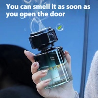 Diffuseur de parfum pour voiture en verre moderne haut de gamme, parfum léger longue durée, style professionnel, ornement, utilisation en intérieur, rafraîchisseur, aromathérapie