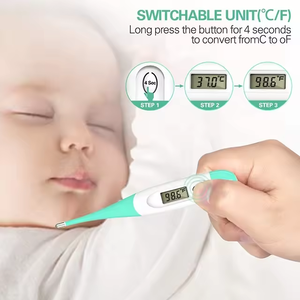 Termometro Digitale Clinico per Neonati con Ampio Display LCD e Allarme Febbre - Product Image 5