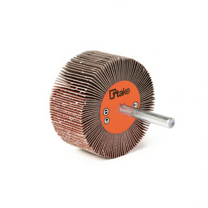 Ttake Cylindrical Abrasive Flap <b>Wheel</b> 50x30 Mm 60 Grit 6 Mm Shaft 1000-15300 RPM for Metal <b>Grinding</b> - Product Image 2