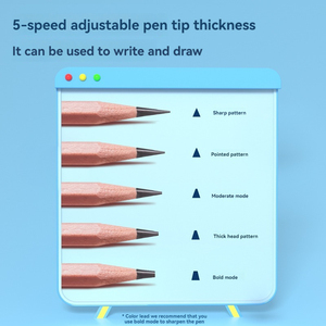 Deli va8 pin lithium Trắng Bút chì điện mài cho bút chì than chì mài hoàn toàn tự động 24 chiếc mỗi bộ thùng carton - Product Image 4