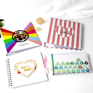 <span class=keywords><strong>Album</strong></span> promotionnel de luxe <span class=keywords><strong>Scrapbooking</strong></span> feuille d'or 8 pouces Scrap Book 60 Pages vierges papeterie en gros fournitures de <span class=keywords><strong>scrapbooking</strong></span> bricolage - Product Image 5