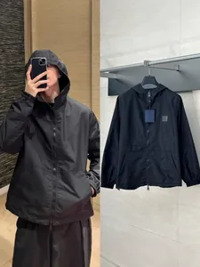 <strong>Men's</strong> Lightweight Breathable Rain <strong>Jacket</strong> for Outdoor Activities-Waterproof Windproof Hood for Camping <strong>Travel</strong> Hiking Embroidered - Product Image 4