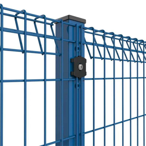 Kawat las pagar panas dicelup galvanis gulungan atas segitiga bengkok ramah lingkungan penggunaan rumahan layanan pemodelan 3D - Product Image 1