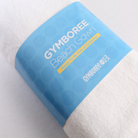 Vente en gros, logo fantaisie personnalisé, emballage de chaussettes en papier kraft, ceinture de taille