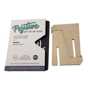 Wholesale Positive Affirmation Cards Bulk, Custom Motivational Cards with Metal <b>Ring</b> for Mindfulness - Product Image 5