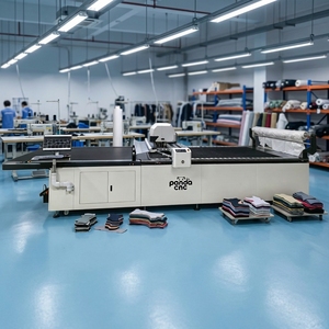 Machine de découpe automatique de tissus CNC <span class=keywords><strong>PANDA</strong></span>, moteur de pompe 120m/min pour la découpe de vêtements, de tissus, de t-shirts et de sous-vêtements - Product Image 1
