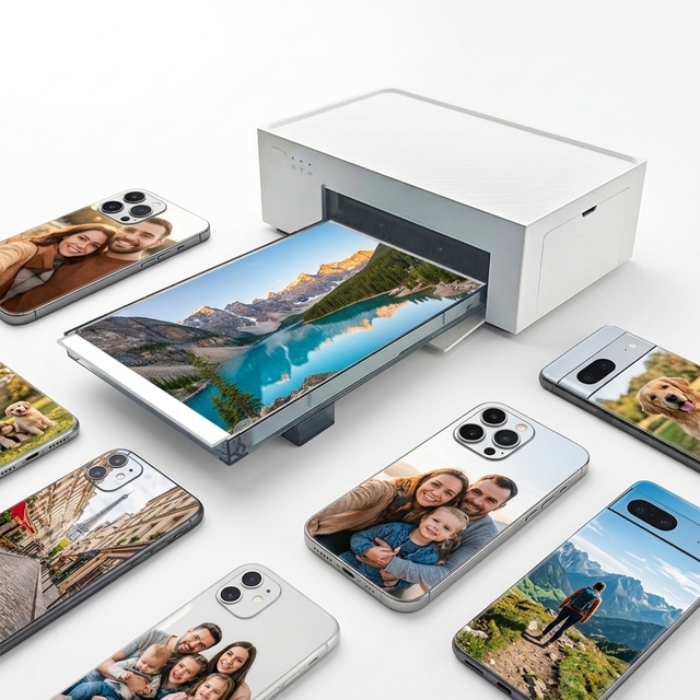 Mobile Phone Sticker Printing and Cutting Machine KASR Phone Skin Printer for Custom Mobile Back Film Business Solution