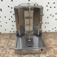 Machine à Kebab et Shawarma au Gaz à 3 Brûleurs Libermann, Vente Chaude, Rotative Automatique, Commerciale
