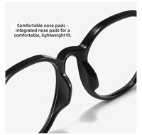 Lunettes anti-lumière bleue vintage à monture ronde en TR90, lunettes anti-fatigue pour ordinateur, lunettes optiques tendance pour jeux sur ordinateur