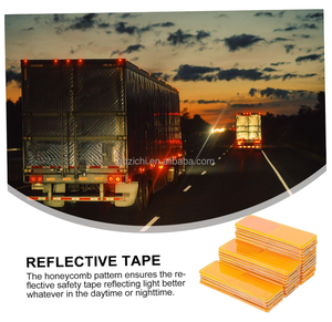 Réflecteur automatique arrière 85X31mm rouge orange blanc <span class=keywords><strong>feux</strong></span> latéraux pour remorques camions voitures remorques caravanes - Product Image 5
