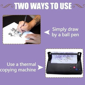 100 Hojas de Papel de Transferencia Térmica para Tatuajes, Papel de Copiadora A4 para Artistas del Tatuaje - Product Image 6